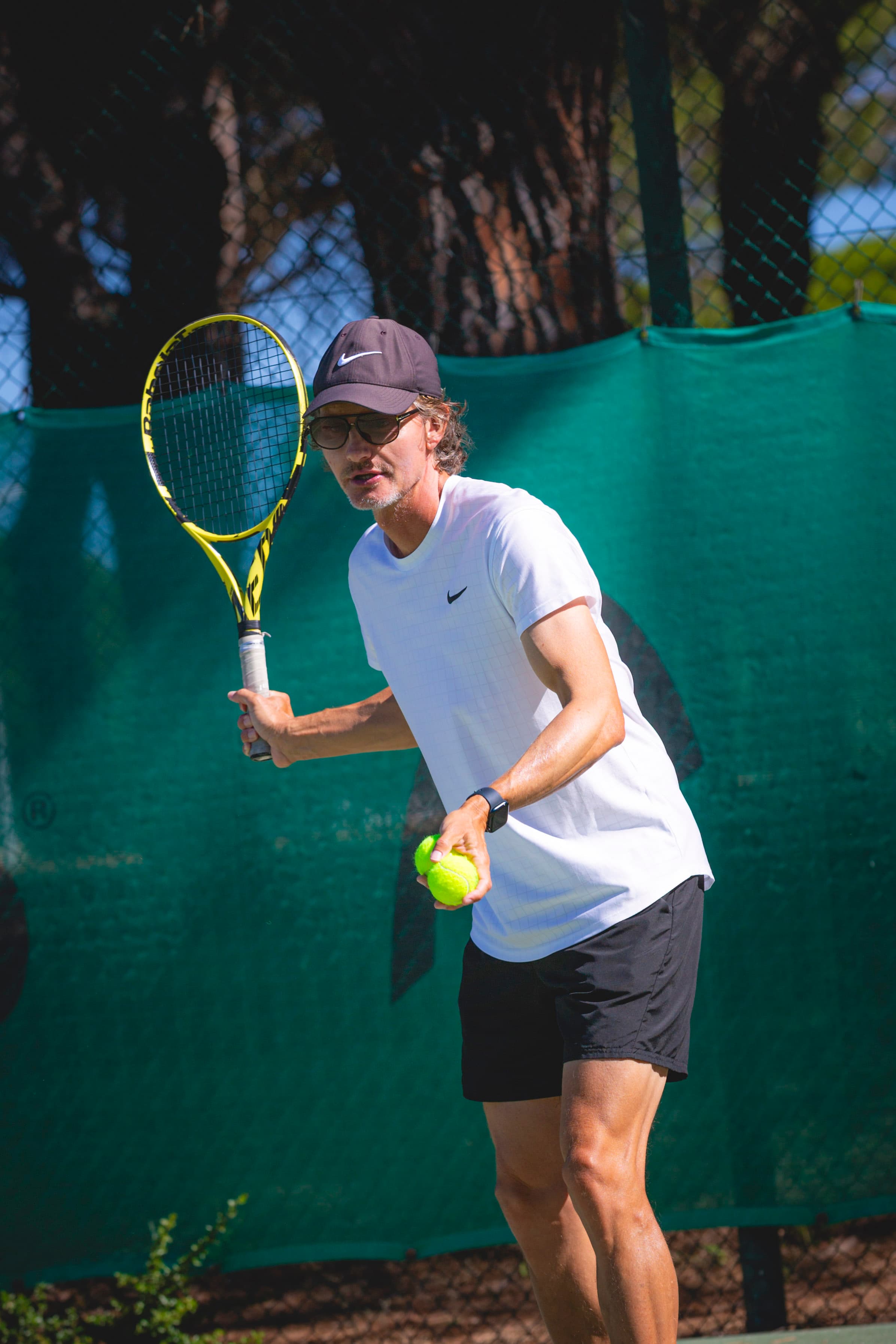 Stephan DAUTREPPE à l'école de tennis